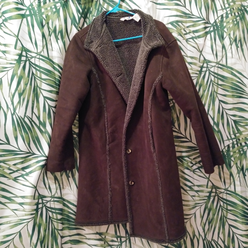 L.L. Bean Long Winter Coat in Olive